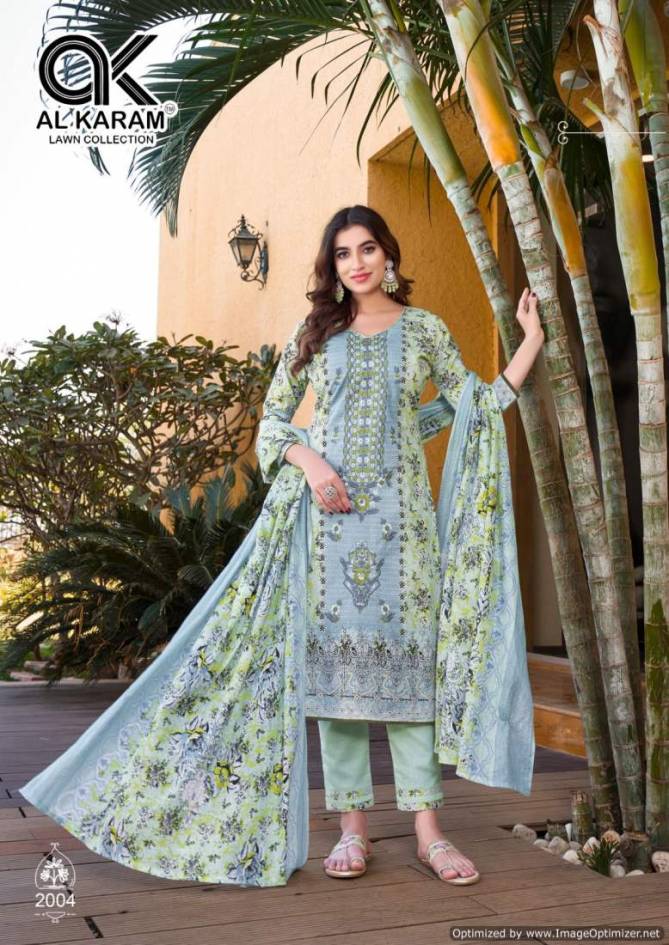 Bin Ubaid Vol 2 By Al Karam Pure Cotton Pakistani Dress Material Wholesalers In Delhi